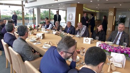 Kurtulmuş, Filistin heyetiyle bir araya geldi - İSTANBUL