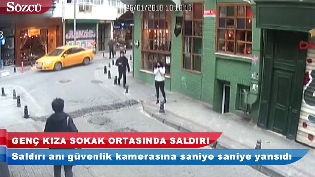 Kadıköy'de genç kıza sokak ortasında saldırı