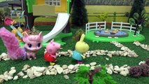 Peppa Pig Episode Treehouse Cat Rescue Ugglys Pet Shop and Palace Pets Beauty Dora & Aurora