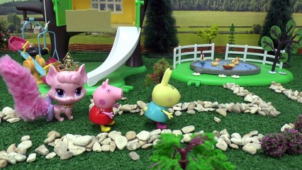 Peppa Pig Episode Treehouse Cat Rescue Ugglys Pet Shop and Palace Pets Beauty Dora & Aurora