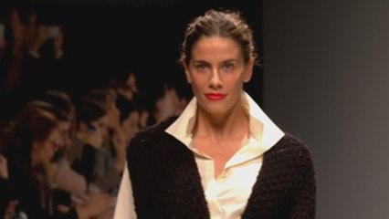 Lourdes Mohedano, modelo y gran protagonista del desfile de Ulises Mérida