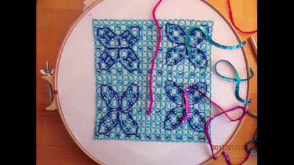 "Cuando sueño en azul "(cojin 50x50) parte 13