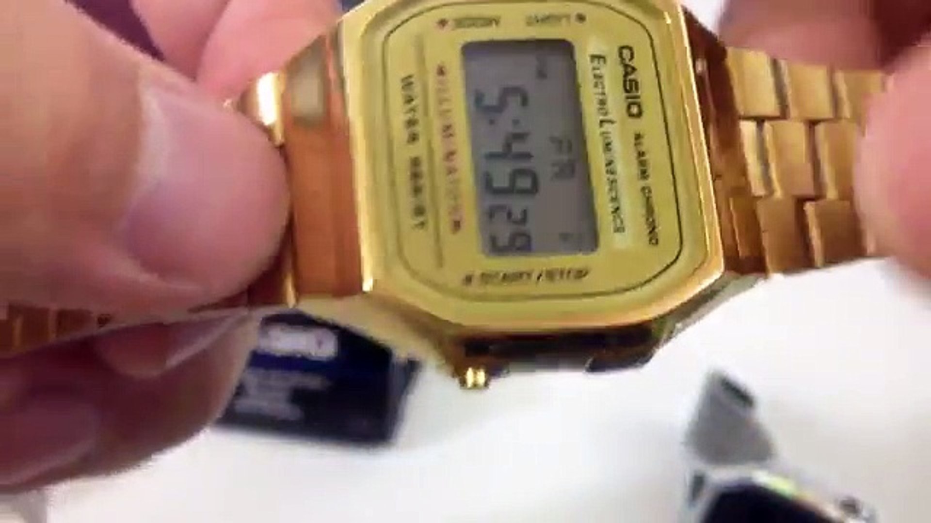 Casio Gold Watch A168WG-9 - REAL vs FAKE - Vídeo Dailymotion