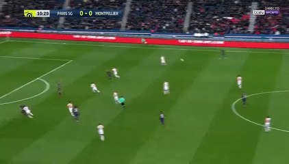 Edinson Cavani Goal HD - Paris SG	1-0	Montpellier 27.01.2018
