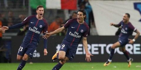 But Cavani PSG 1-0 Montpellier - Cavani est le meilleur buteur de l'histoire du PSG