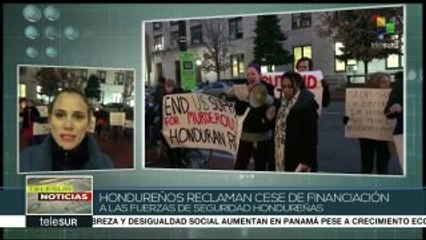 Exigen que EEUU cese financiamiento a fuerzas de seguridad hondureñas