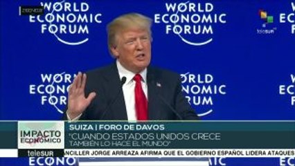 Trump en el Foro Mundial de Davos: Siempre pondré a EEUU primero