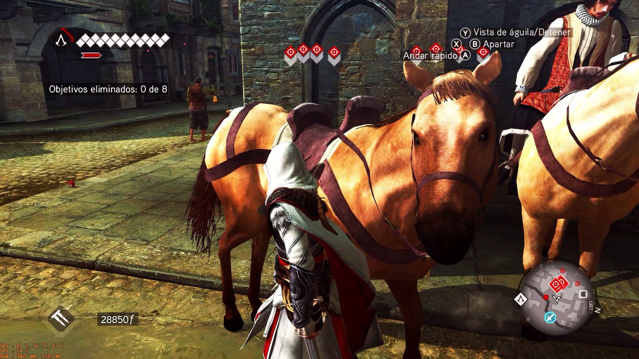 Assassin's Creed Brotherhood - Epic street combat, sadly bugged