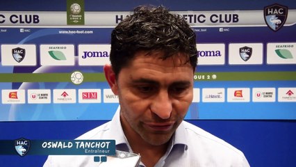 Après HAC - Nîmes (2-1), réaction d'Oswald Tanchot
