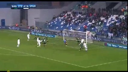 Masiello Goal - Sassuolo vs Atalanta 0-1  27.01.2018 (HD)