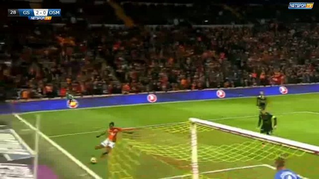 Bafetimbi Gomis Goal - Galatasaray 2 - 0 Osmanlispor 27-01-2018