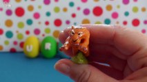 Spelling Surprise With Play Doh Surprise Eggs - Ice Age 3 Toys, Kinder Surprise and More!