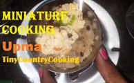 Tiny Cooking|Miniature Cooking|Upma Indian Food