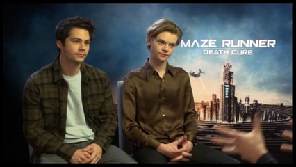 ريا في لقاء حصري مع نجوم الجزء الثالث من أفلام Maze Runner