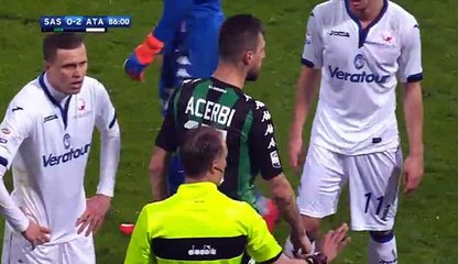 Sassuolo - Atalanta 0-3 GOAL Freuler 27-01-2018