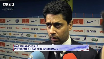 Al-Khelaïfi : "On est très fier de Cavani"