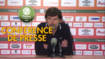 Conférence de presse RC Lens - US Orléans (0-1) : Eric SIKORA (RCL) - Didier OLLE-NICOLLE (USO) - 2017/2018