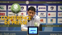 Conférence de presse Havre AC - Nîmes Olympique (2-1) : Oswald TANCHOT (HAC) - Bernard BLAQUART (NIMES) - 2017/2018