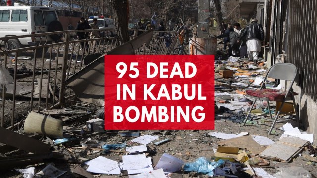At least 95 killed by ambulance bombing in Afghanistan