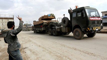 Türk Askerlerinin Azez'e Girerken Kaydedilen Görüntüleri Ortaya Çıktı