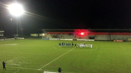 ambiance au stade Varenne lors du match Union - Templeuve 1