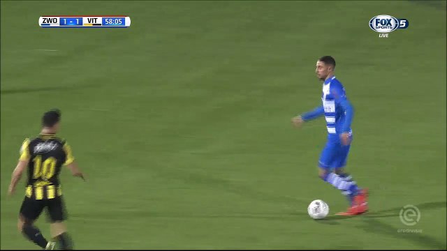 1-1 Younes Namli Goal Holland Eredivisie - 27.01.2018 PEC Zwolle 1-1 Vitesse Arnhem