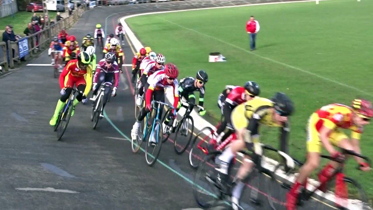 2ème journée des 6 jours de damazan : dernier tour de la course aux points cadets