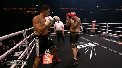 Filip Hrgovic stops Tom Little