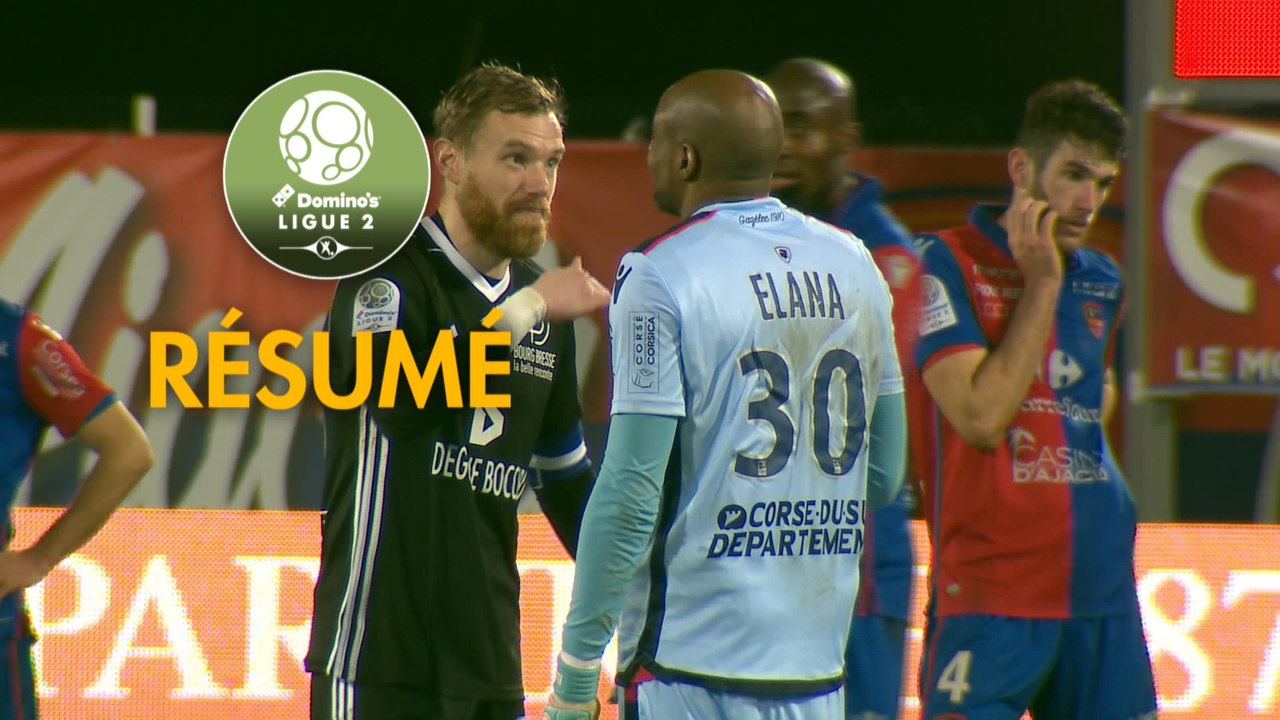 Gazélec FC Ajaccio - FBBP 01 (1-2)  - Résumé - (GFCA-BBP) / 2017-18