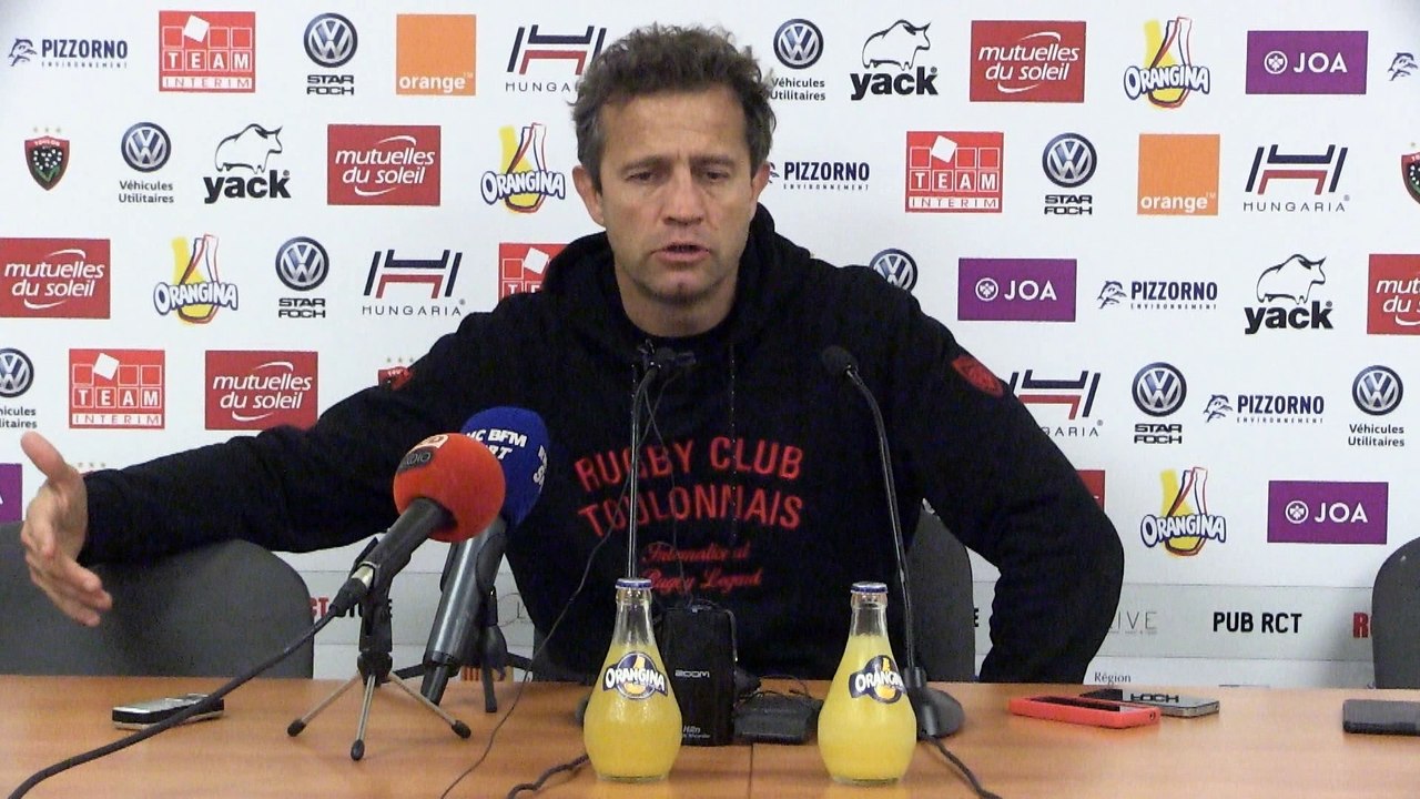 Conf' de presse d'après-match Toulon - Bordeaux-Bègles TOP14 J16