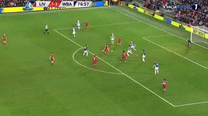 Mohamed Salah Goal - Liverpool 2-3 West Brom 27-01-2017