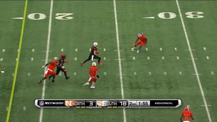Kurt Benkert takes off for 18 yards to convert on third down