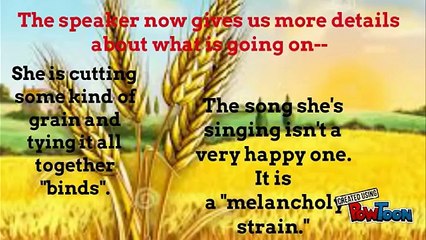 The Solitary Reaper BY WILLIAM WORDSWORTH CBSE Class IX Literature Reader