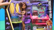 Monster High Clawesome Pet Salon w/ Clawdeen Doll Unboxing Playset Toy Review