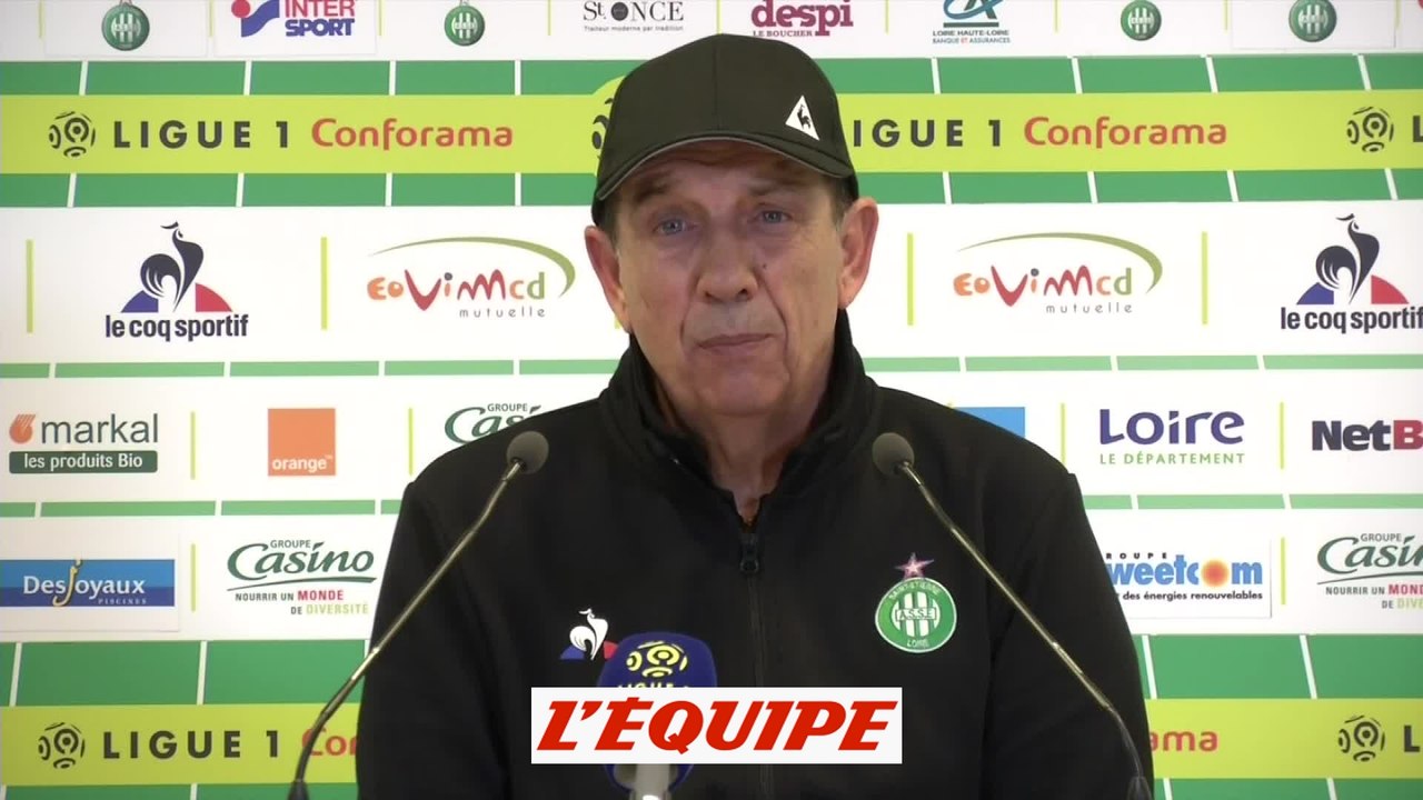 Foot - L1 - Saint-Etienne : Gasset «Un gros ouf de soulagement»