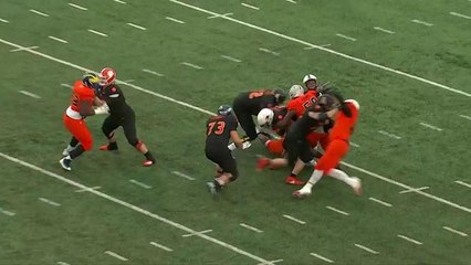 Tyquan Lewis, Ogbonnia Okoronkwo meet for strip sack on Kyle Lauletta