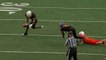 Marcus Davenport scoops and scores after Marquis Haynes' strip-sack
