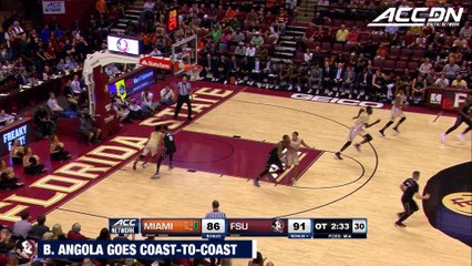FSU's Braian Angola's Coast-To-Coast Dunk Closes Out Miami