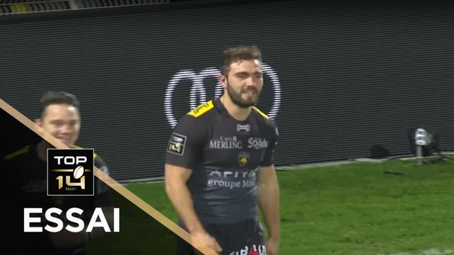 TOP 14 - Essai Eliott ROUDIL 2 (SR) - La Rochelle - Brive - J16 - Saison 2017/2018