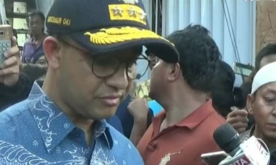Anies Tinjau Lokasi Bekas Kebakaran Tamansari