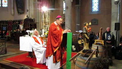La messe de la Saint-Vincent tournante en l'église de Prissé