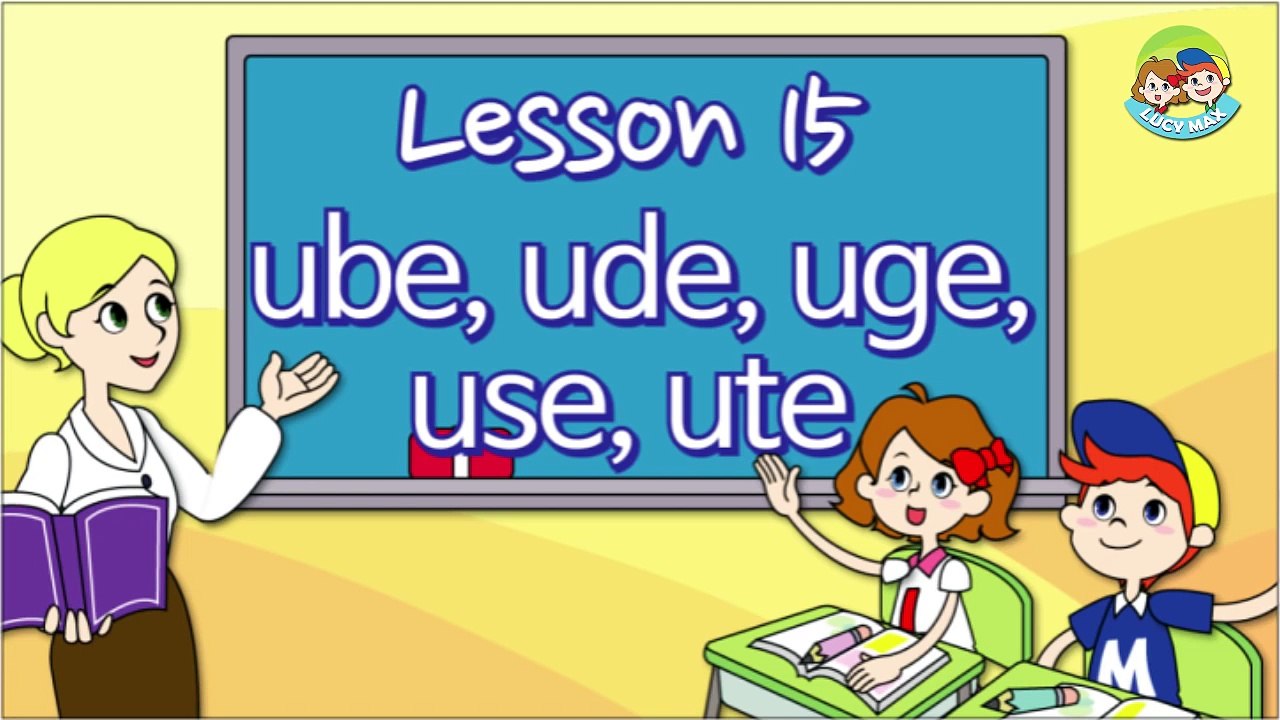 Phonics Step 3(Long Vowels) -Lesson 15(_ube, _ude, _uge, _use, _ute)