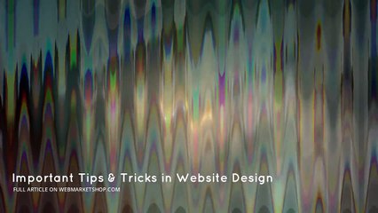 Important Tips  Tricks In Website Design