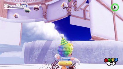 【マリオオデッセイの裏技⑩】マリオがバウンドボウルのサーキット内で冒険！