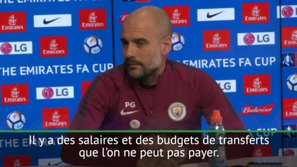Guardiola : "On ne peut pas payer 80 millions pour un joueur"