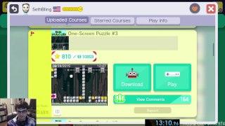 Super Mario Maker - Sethbling One-Screen Puzzle #3