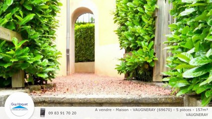 A vendre - Maison - VAUGNERAY (69670) - 5 pièces - 157m²