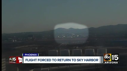 Flight forced to return to Sky Harbor Airport