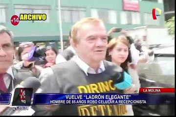 La Molina: ladrón elegante vuelve a las andadas