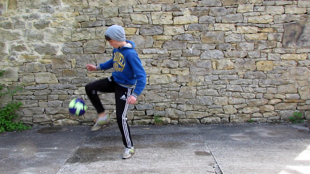 football skill slow motion